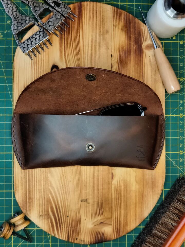 Blaidd - Crazy Hakiki Deri Gözlük Kılıfı