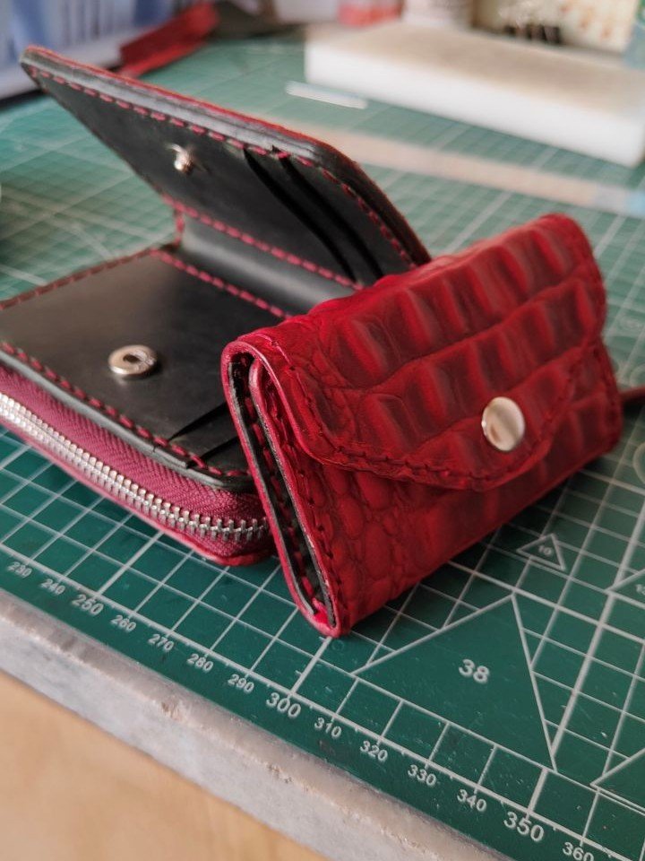 Hakiki Deri Kadın Cüzdan ve Deri Anahtarlık